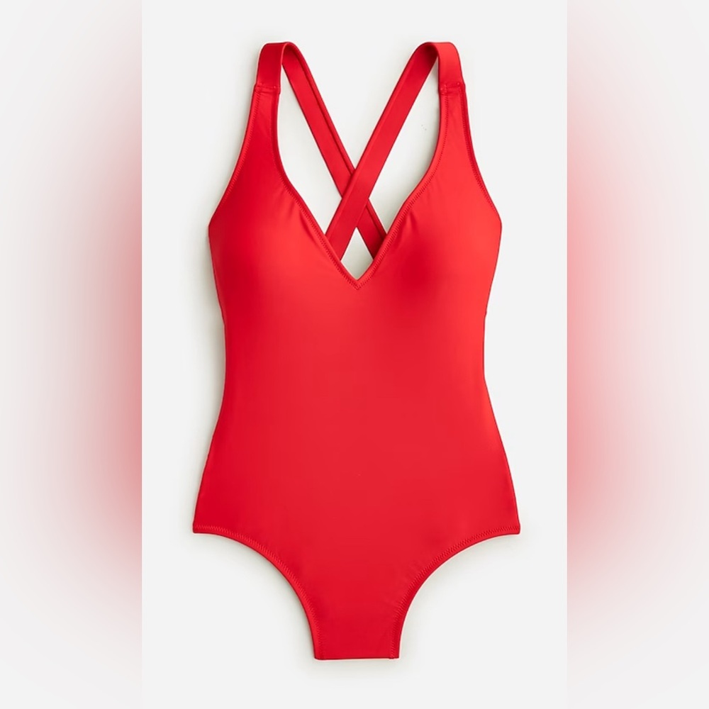 High support cross back one piece
